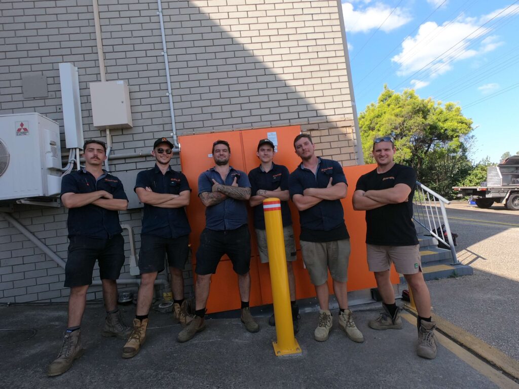 A proud electrical team! What a great switchboard upgrade completed by the Fully Wired boys.