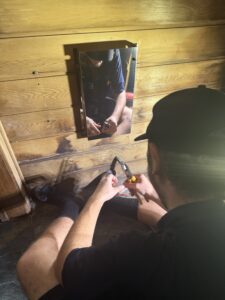 Sauna electrical installation