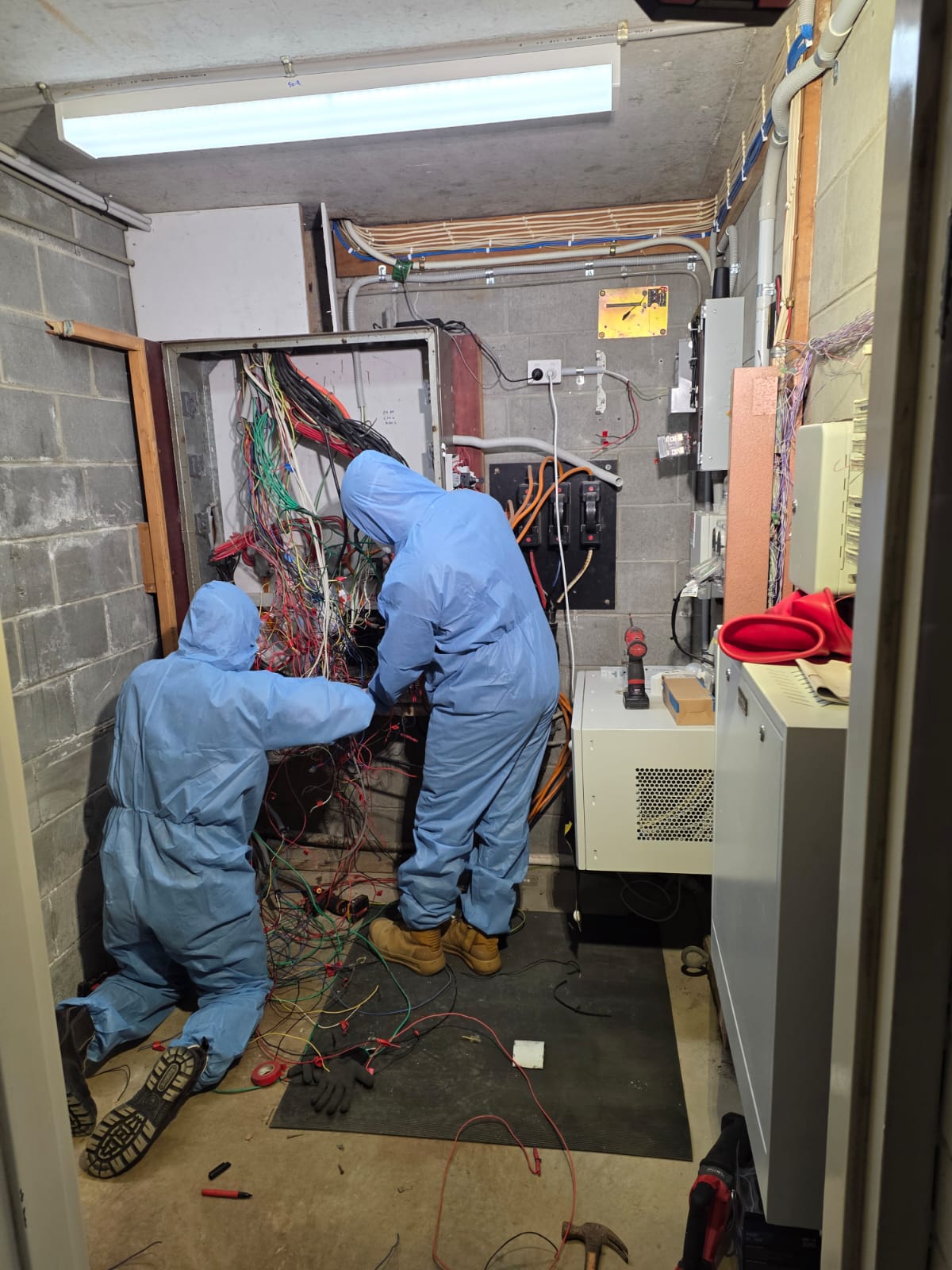 being safe during the switchboard upgrade